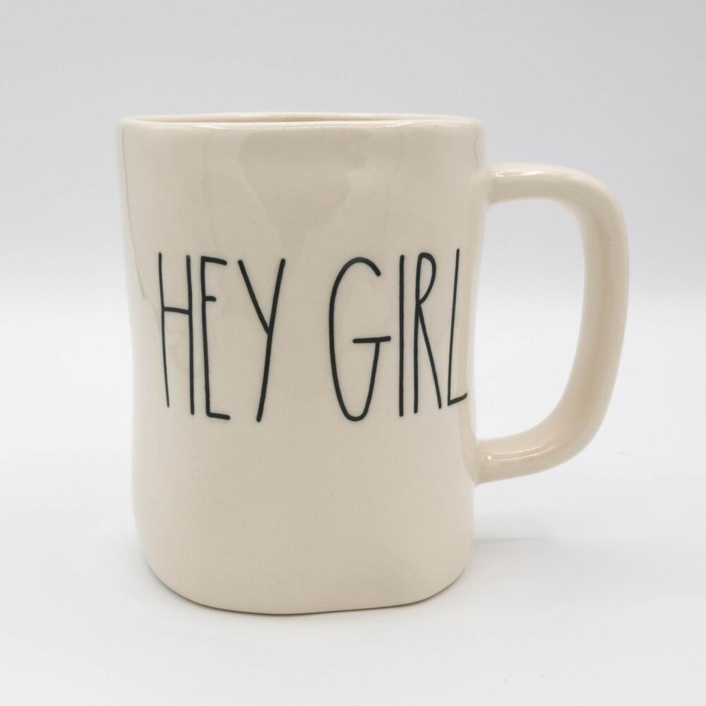 RAE DUNN by Magenta Ceramic Coffee Tea Mug Hey Girl For Your Good Friend16oz